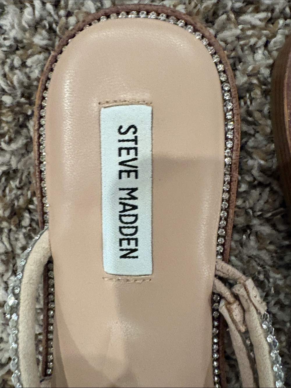 Steve Madden Crystal-Strap Sandals - Picture 2 of 3